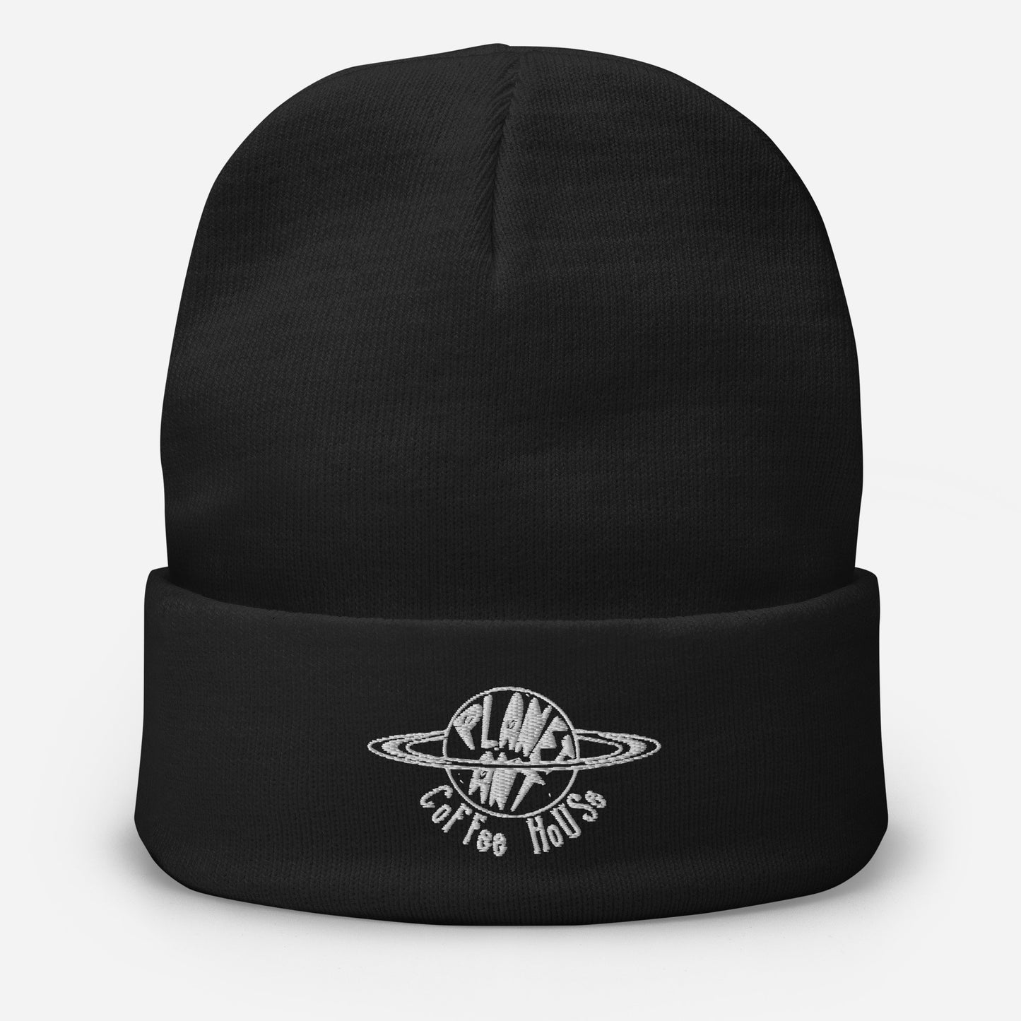 Coffee House Embroidered Beanie