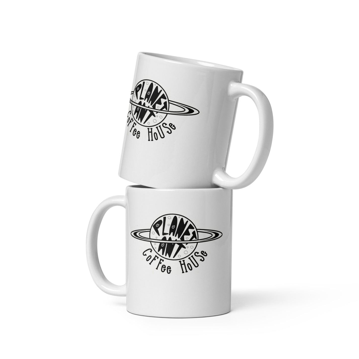 Coffee House White glossy mug