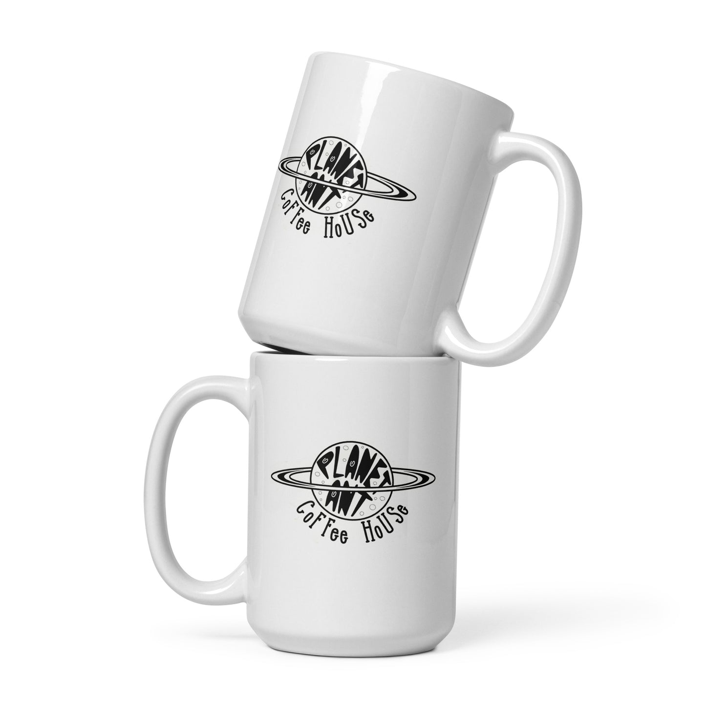 Coffee House White glossy mug
