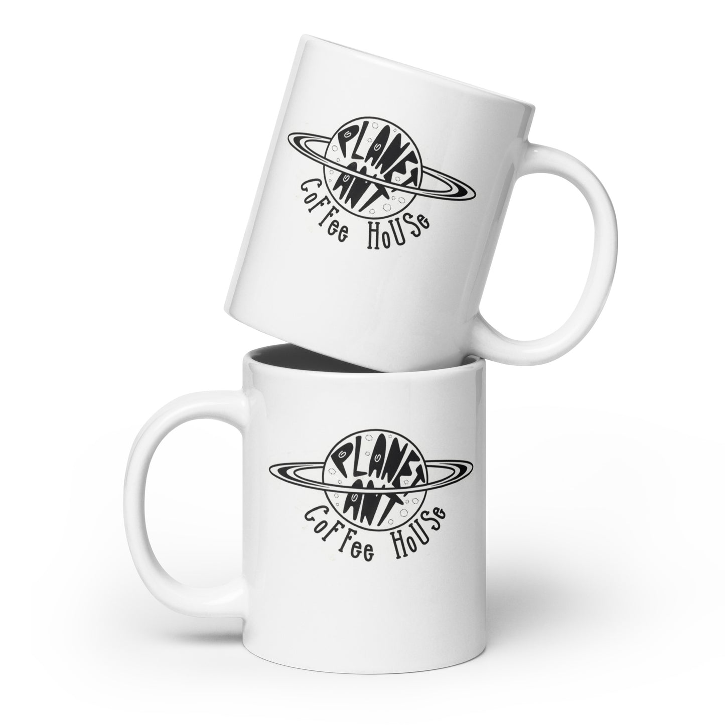 Coffee House White glossy mug