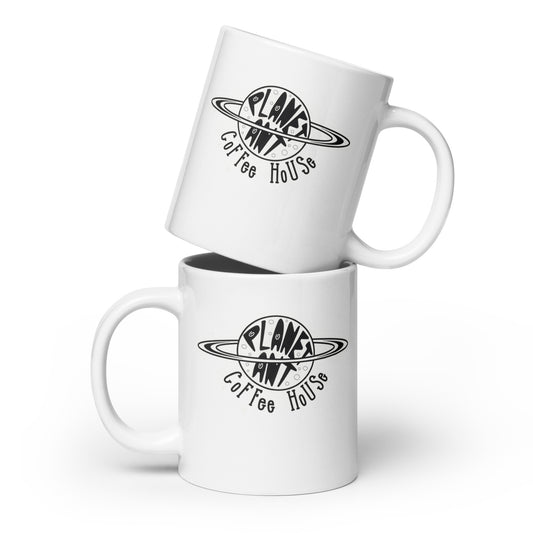 Coffee House White glossy mug
